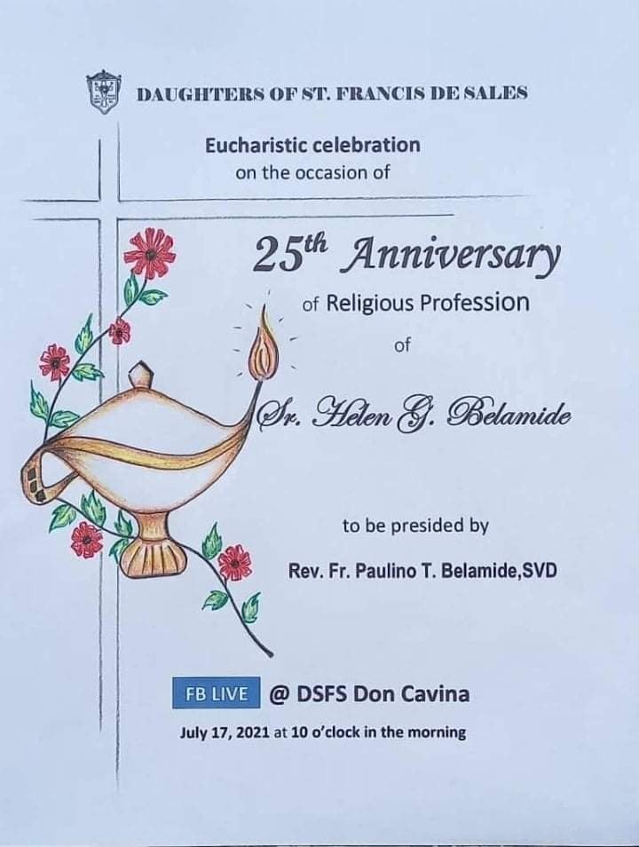 25° anniversario di Professione Religiosa