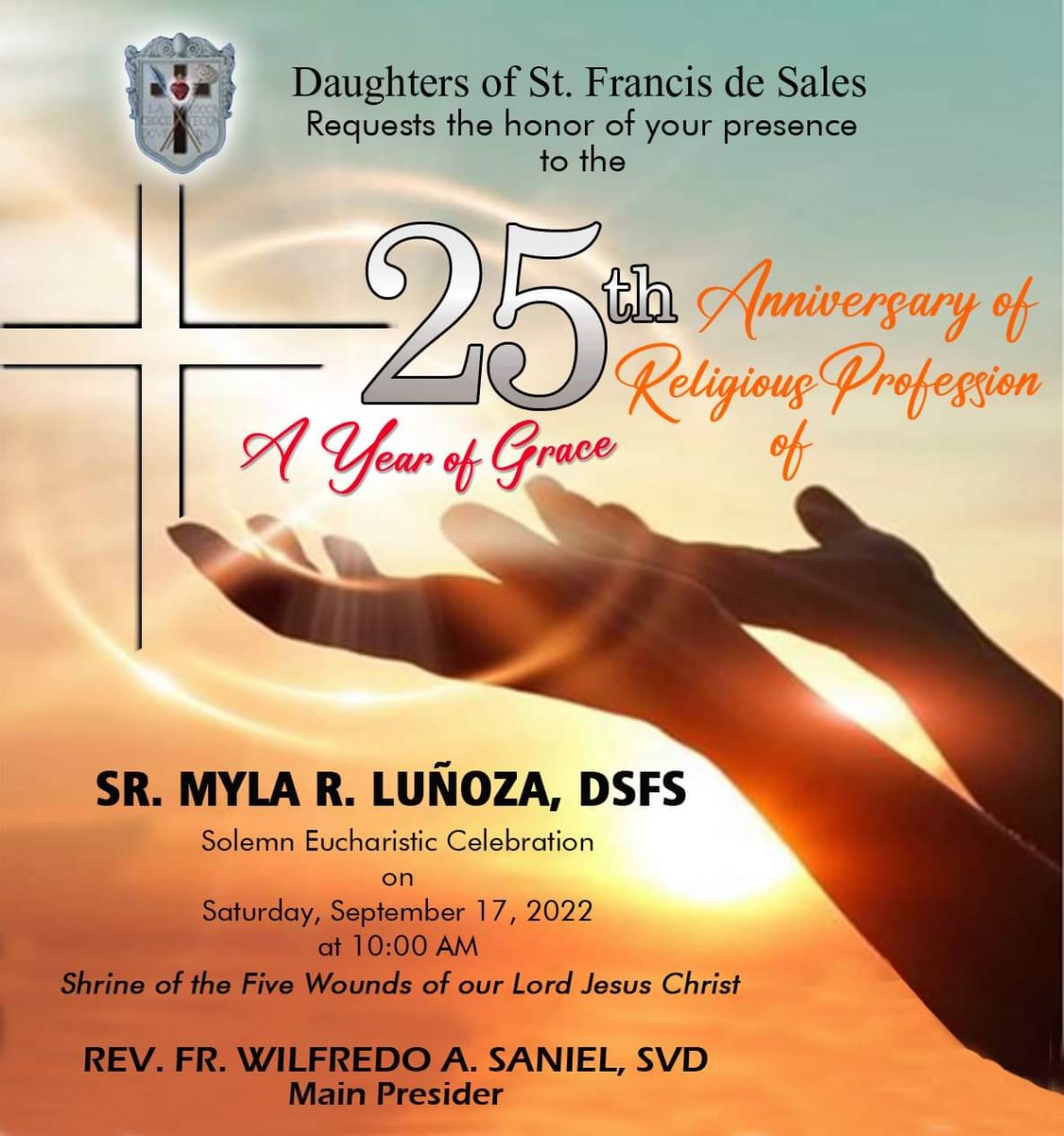 25° anniversario di Professione Religiosa