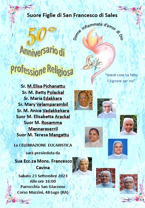 50° di professione religiosa